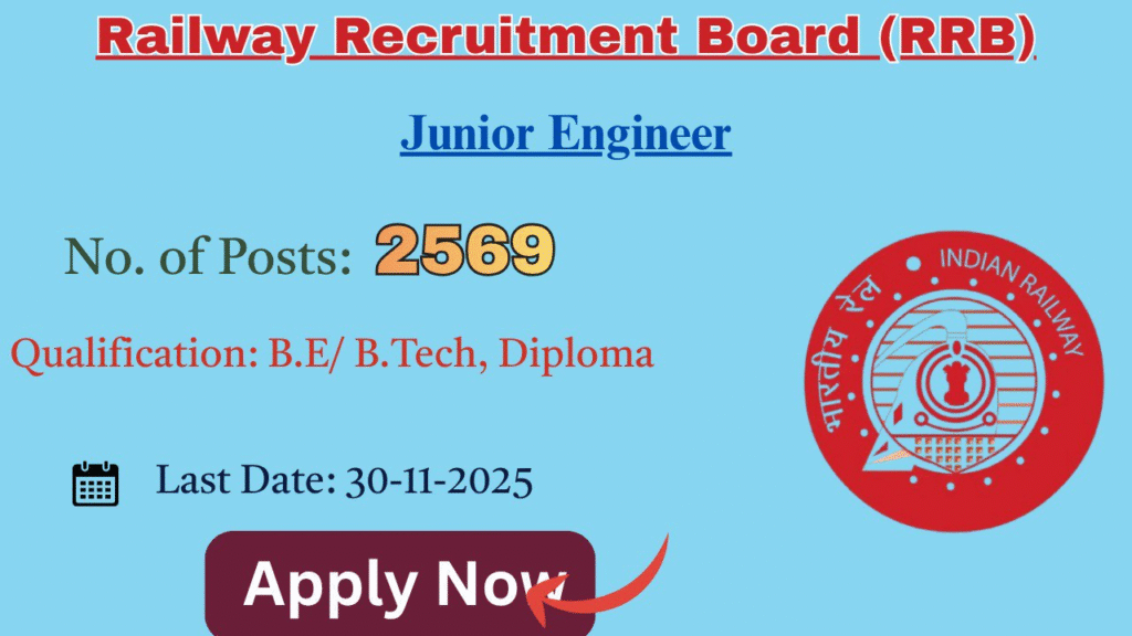 RRB JE Recruitment 2025