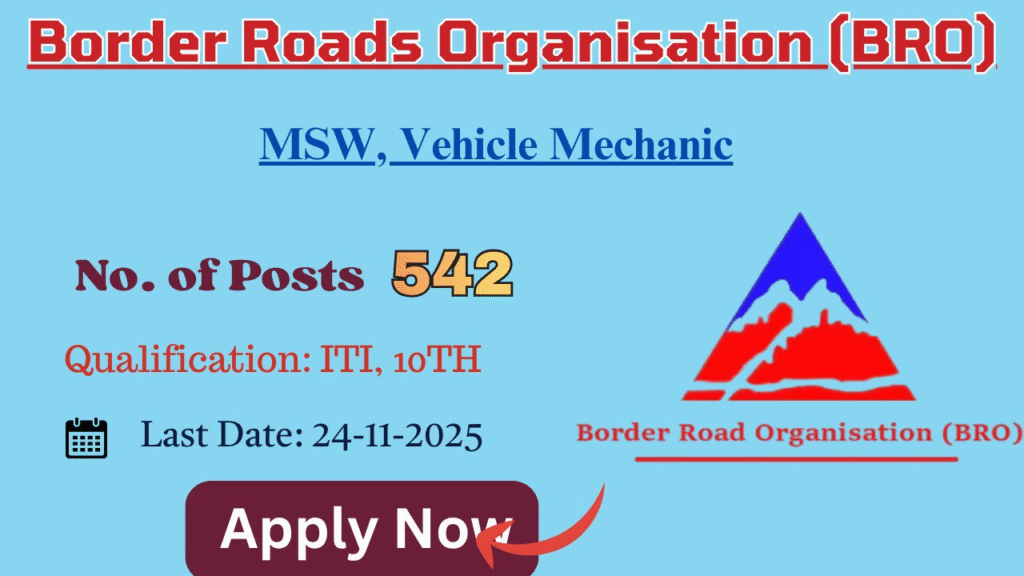 BRO Recruitment 2025