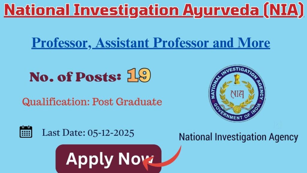 NIA Recruitment 2025