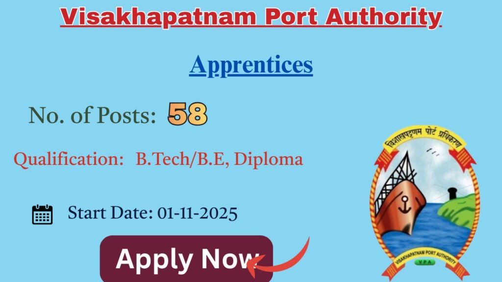 Visakhapatnam Port Authority Recruitment 2025 